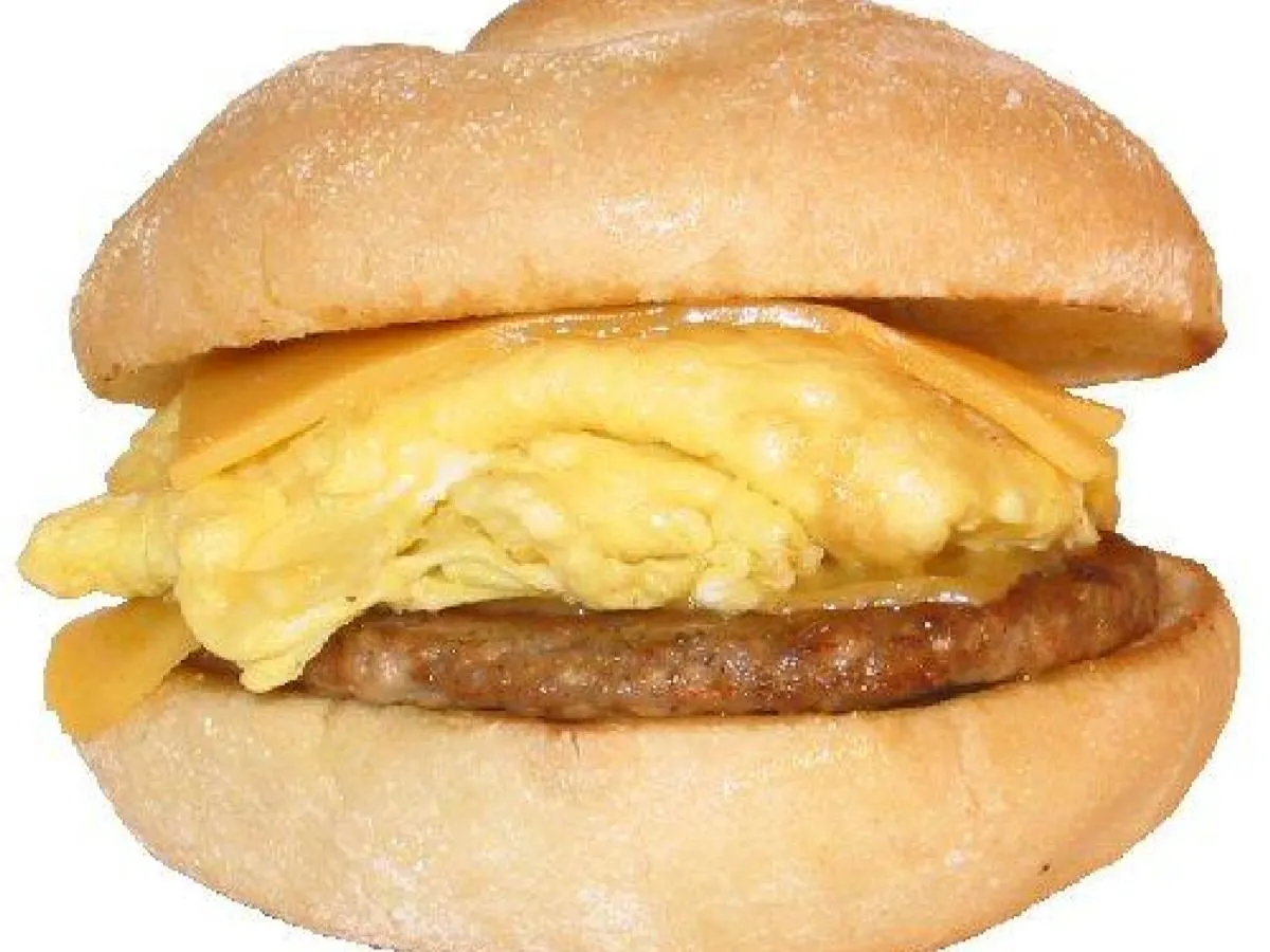 Sausage, Egg, and Cheese Sandwich Sausage, Egg, and Cheese Sandwich