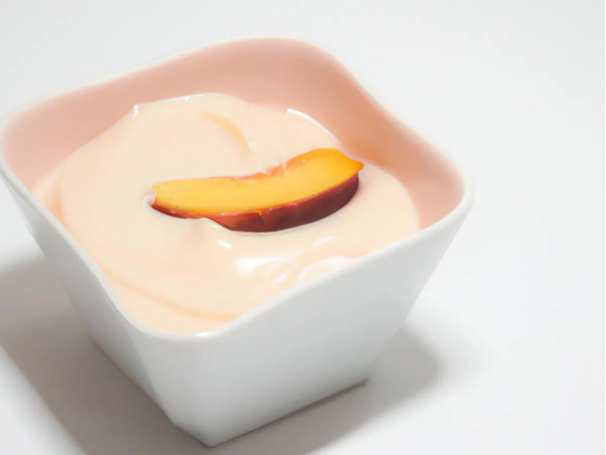 Peach Greek Yogurt Cup Peach Greek Yogurt Cup