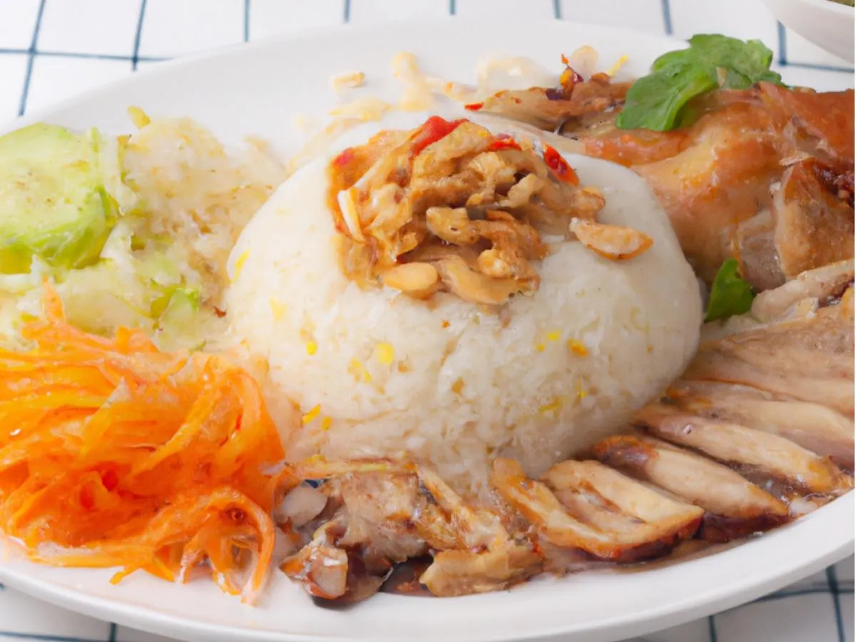 Dual Protein - Lemongrass Chicken & Grilled Pork Rice Bowl Dual Protein - Lemongrass Chicken & Grilled Pork Rice Bowl