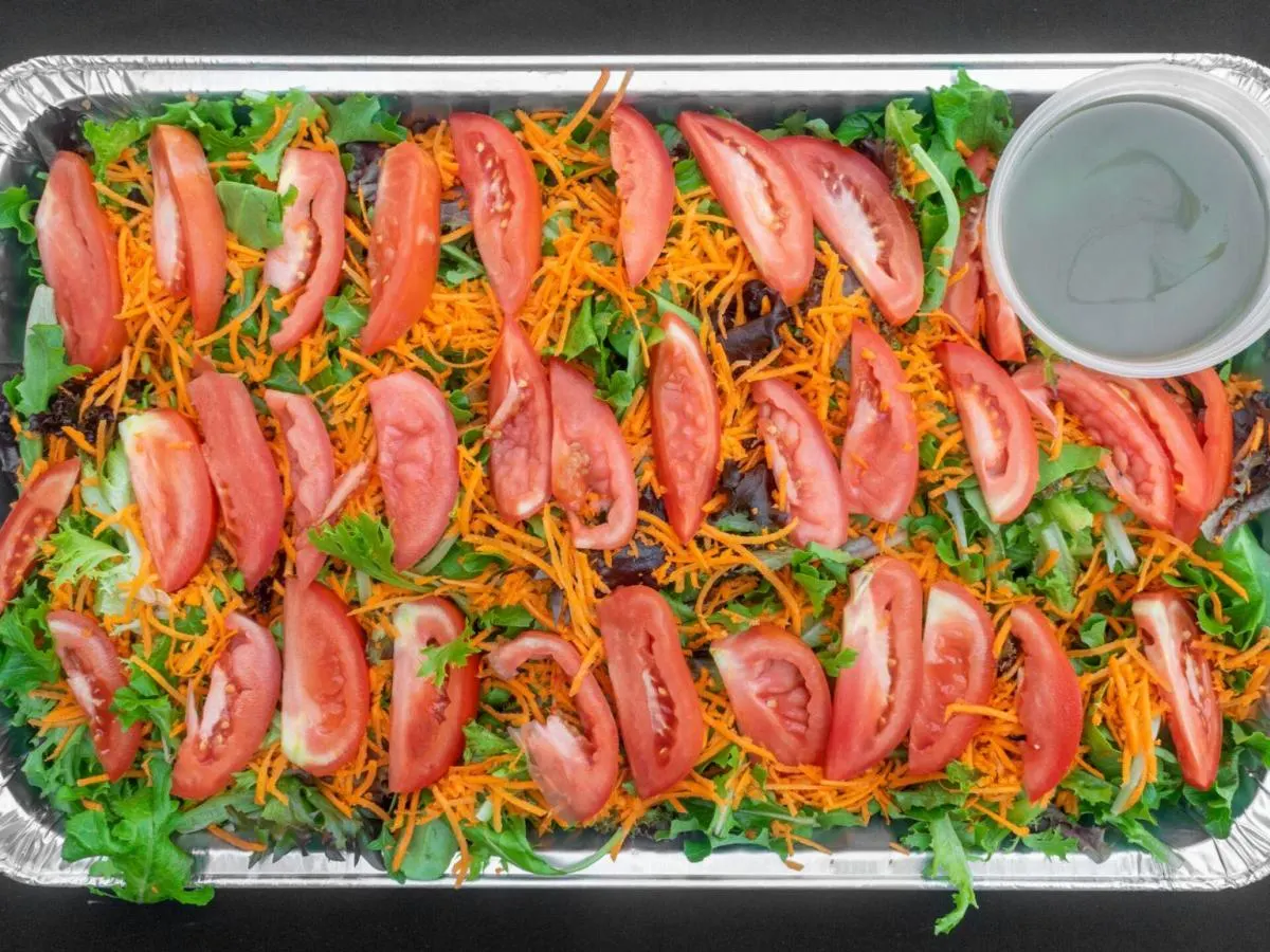Mixed Green Salad with Vinaigrette Dressing (Dressing On the Side)