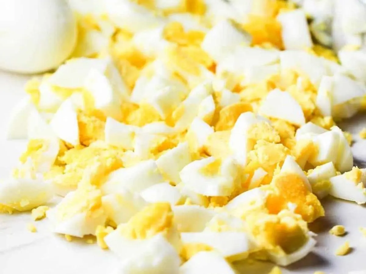 Chopped Hard Boiled Eggs
