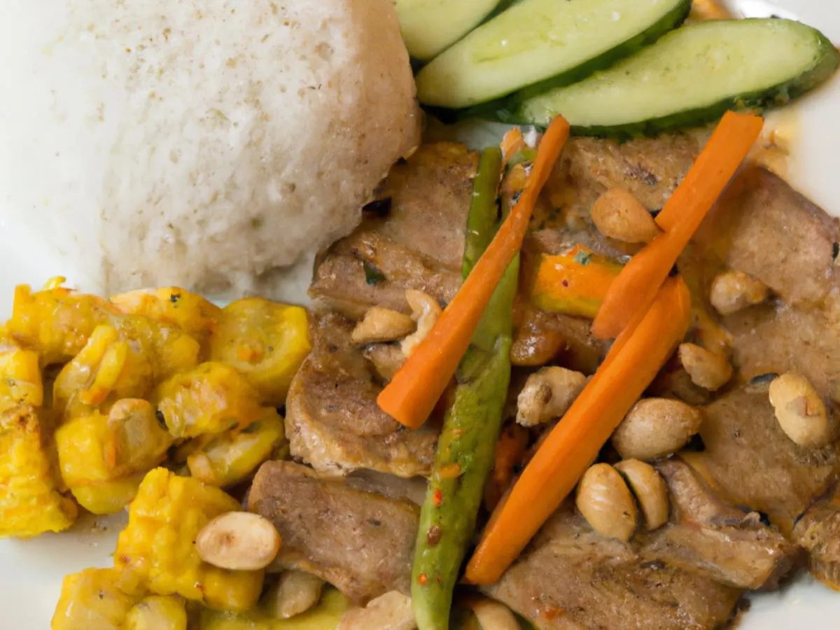 Green Curry & Pork Rice box
