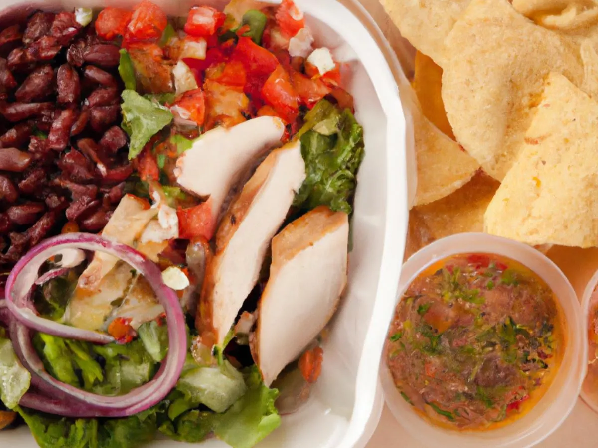 Dairy-Free Pollo Asado Amigos Entree Salad with Salsa