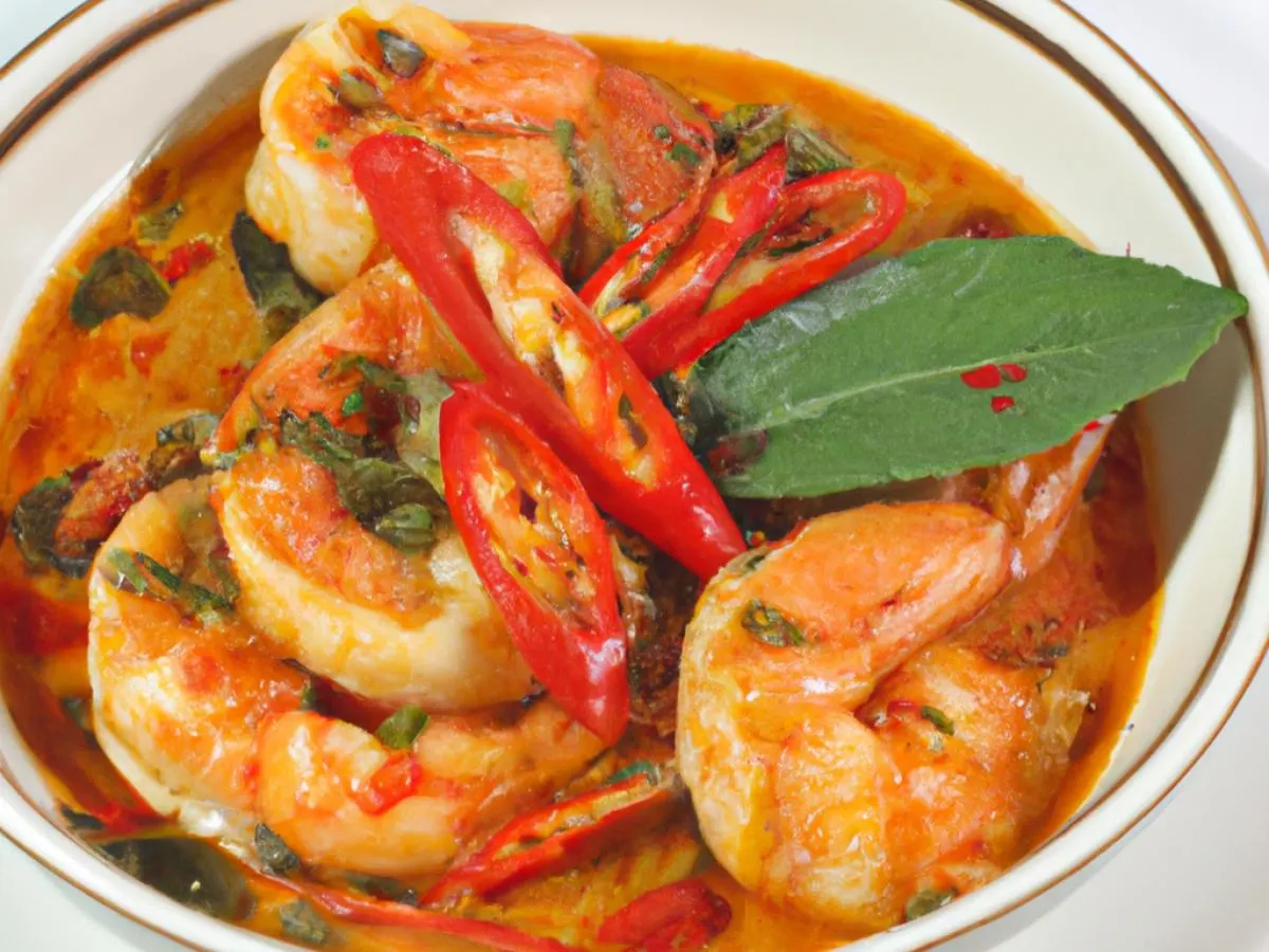 Red Shrimp Curry Red Shrimp Curry
