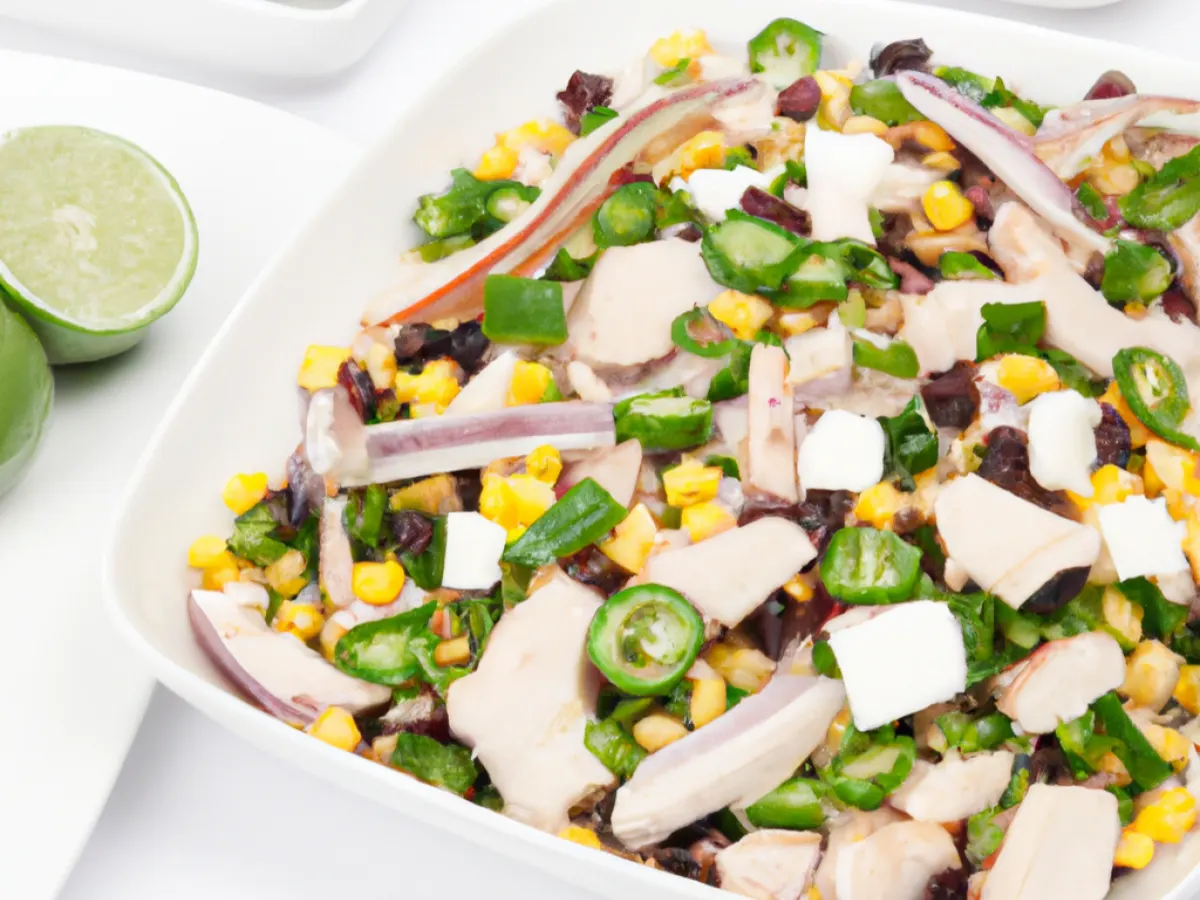 Mexican Corn Salad With Roasted Turkey Mexican Corn Salad With Roasted Turkey