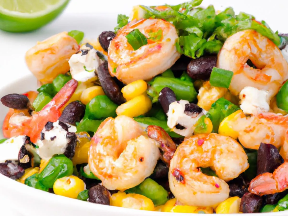 Mexican Corn Salad With Grilled Shrimp Mexican Corn Salad With Grilled Shrimp