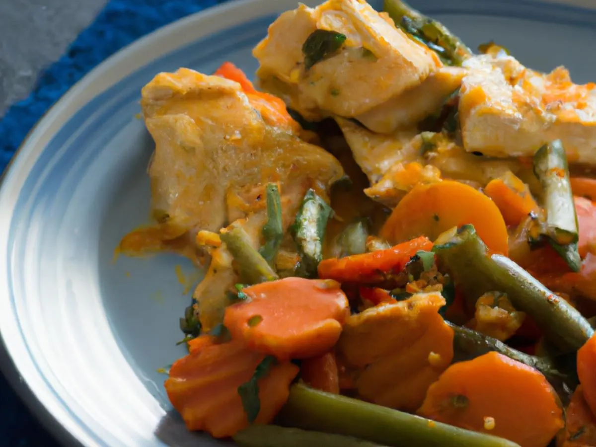 Stew Fish (White Fish Fillet) with Curry Squash and Mixed Steam Veg Stew Fish (White Fish Fillet) with Curry Squash and Mixed Steam Veg