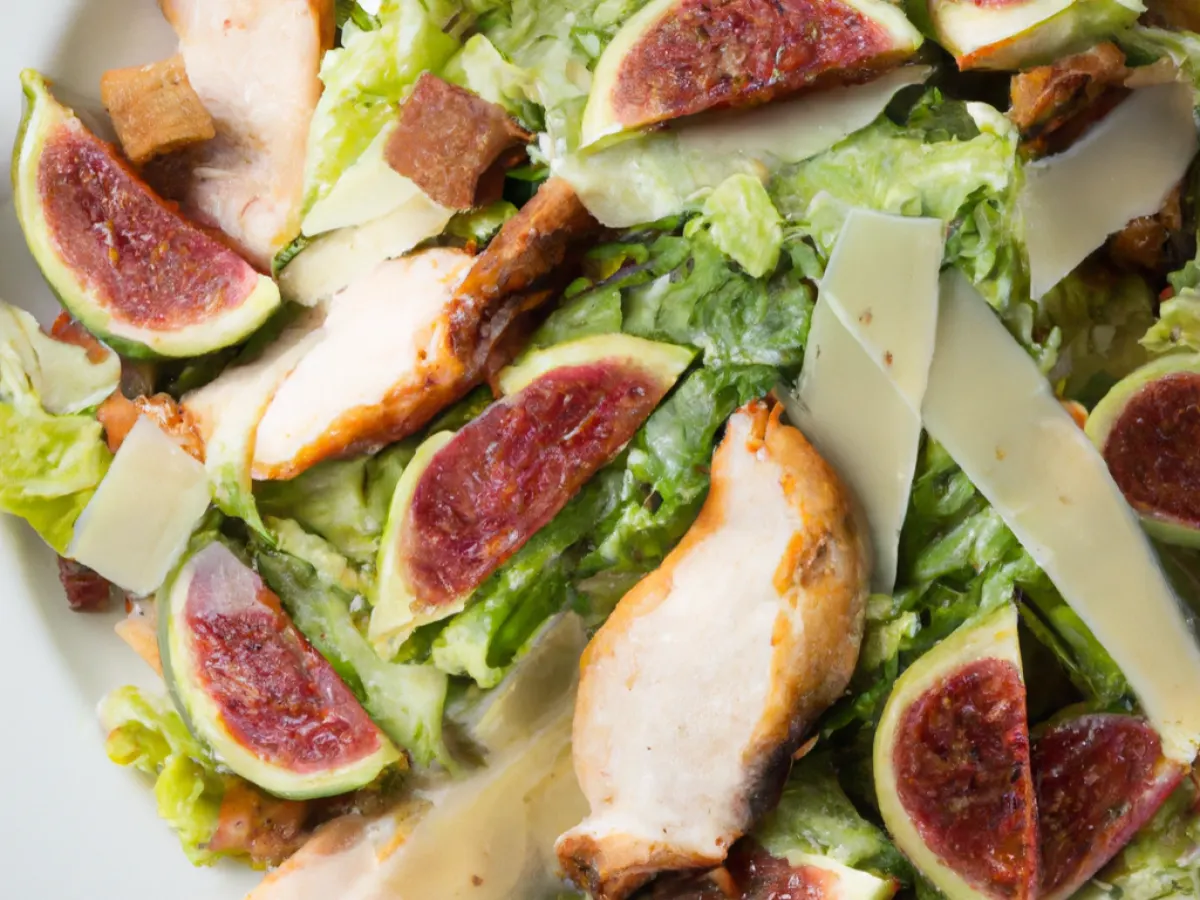 Mo Caesar Salad With Smoked Chicken Breast