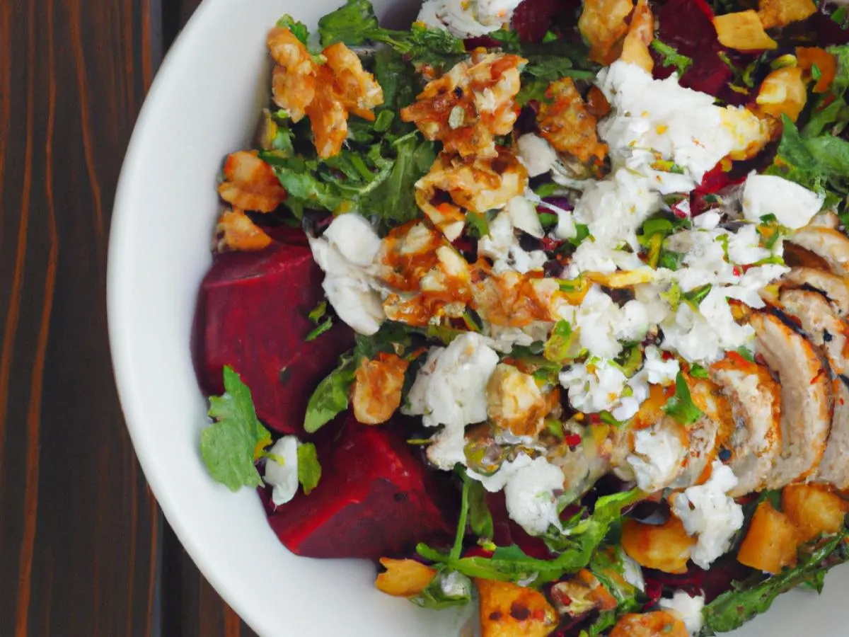Mama T Salad With Smoked Chicken Breast