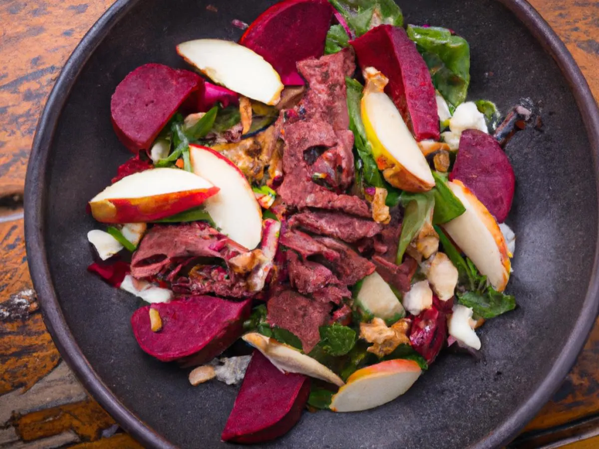 Mama T Salad With Brisket