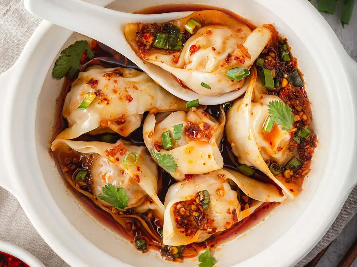 Wontons in Chili Soup