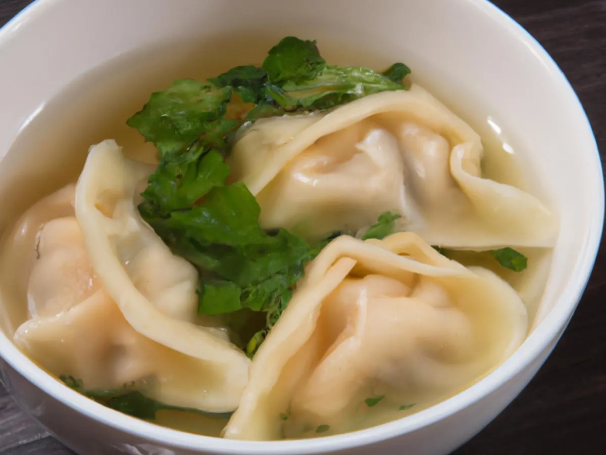 Wontons in House Original Soup