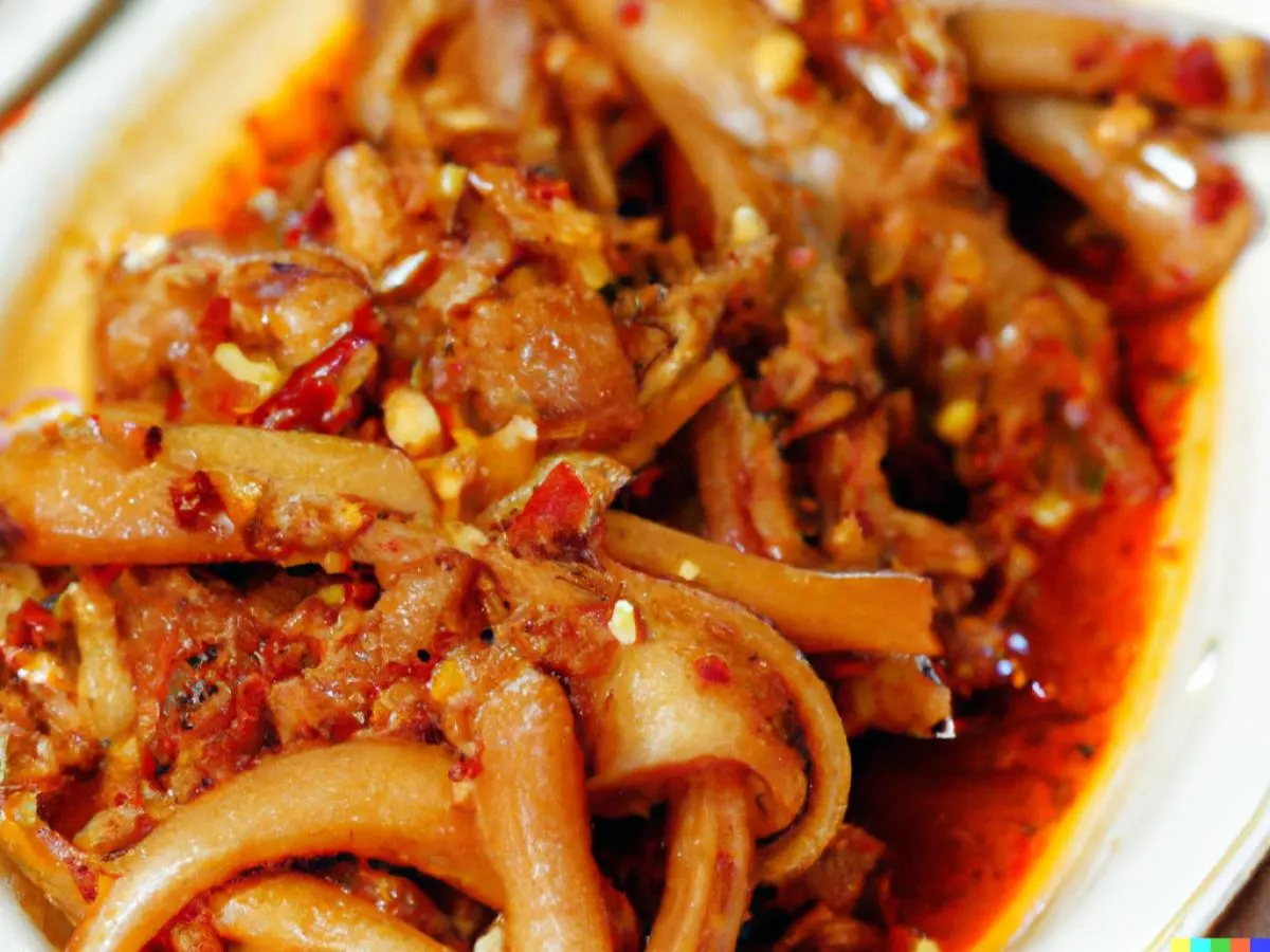 Pork Ears in Chili Oil