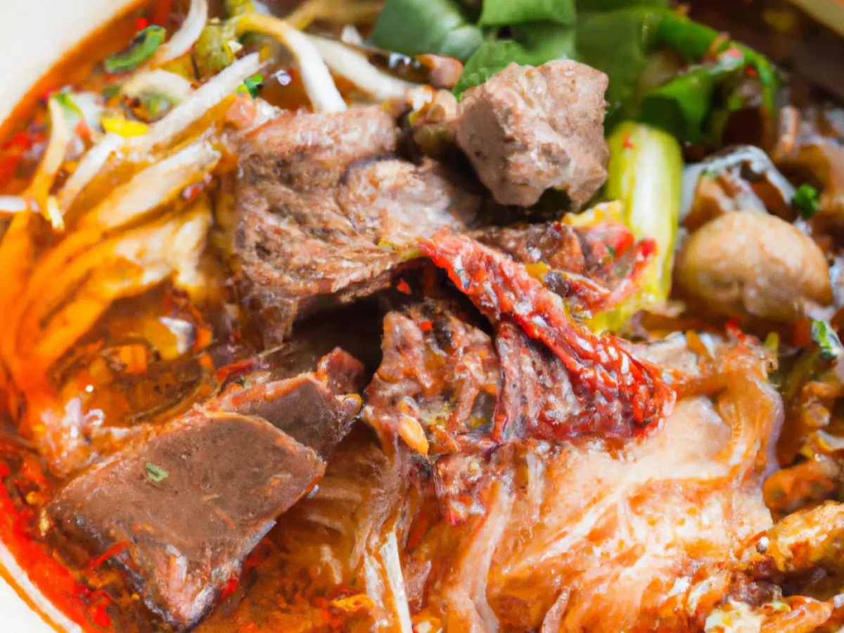 Braised Beef Rice Noodles-Chili Oil [18 oz]
