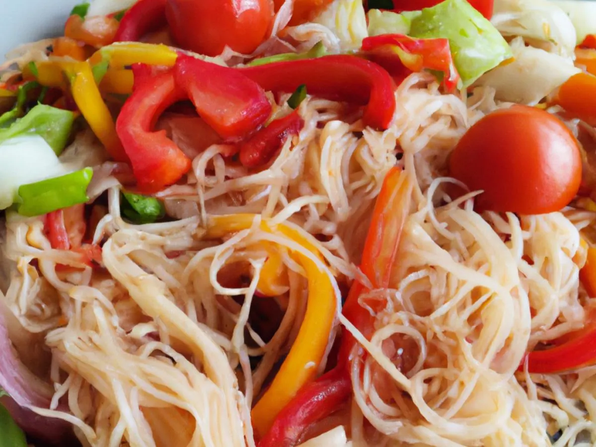 Vegan Tomato Crossing the Bridge Rice Noodle [18 oz]