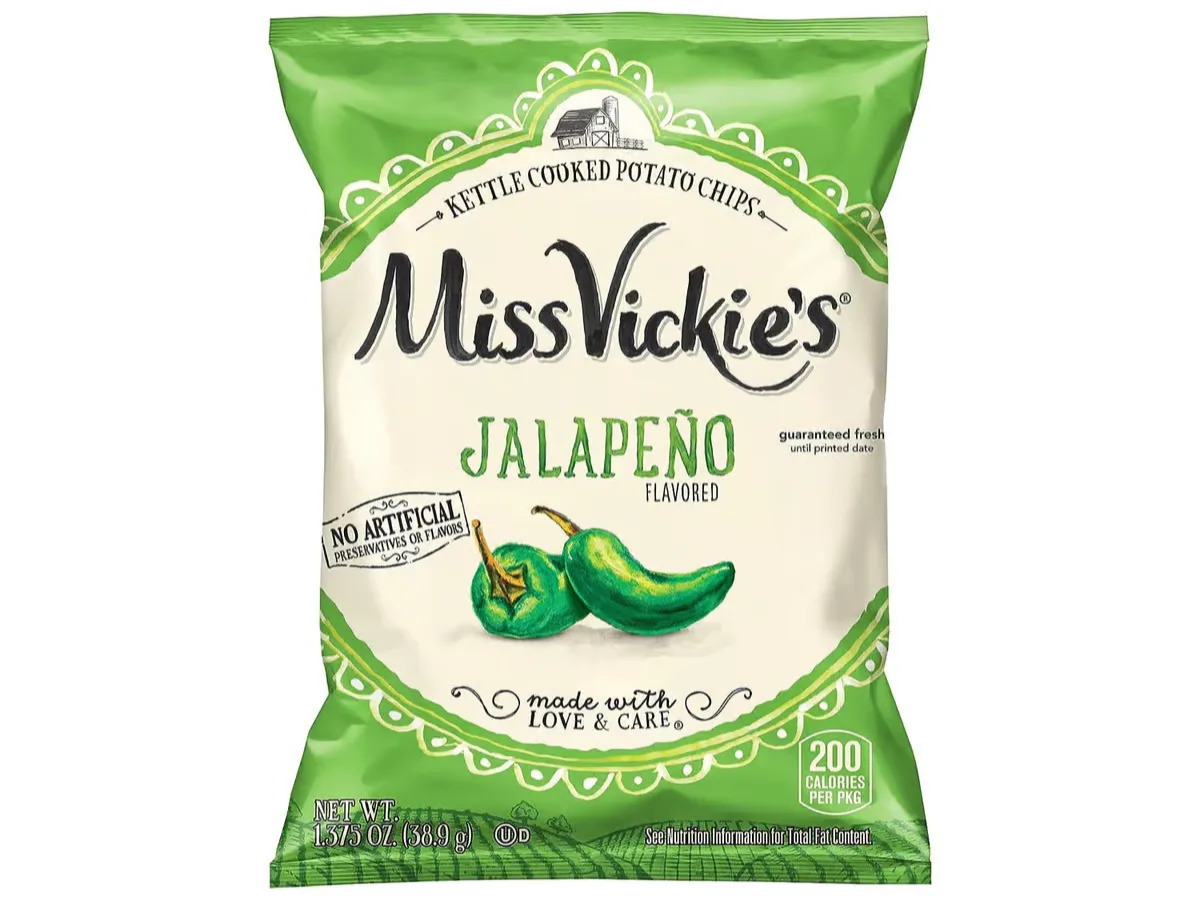 Miss Vickie's Jalapeno Kettle Cooked Potato Chips Miss Vickie's Jalapeno Kettle Cooked Potato Chips