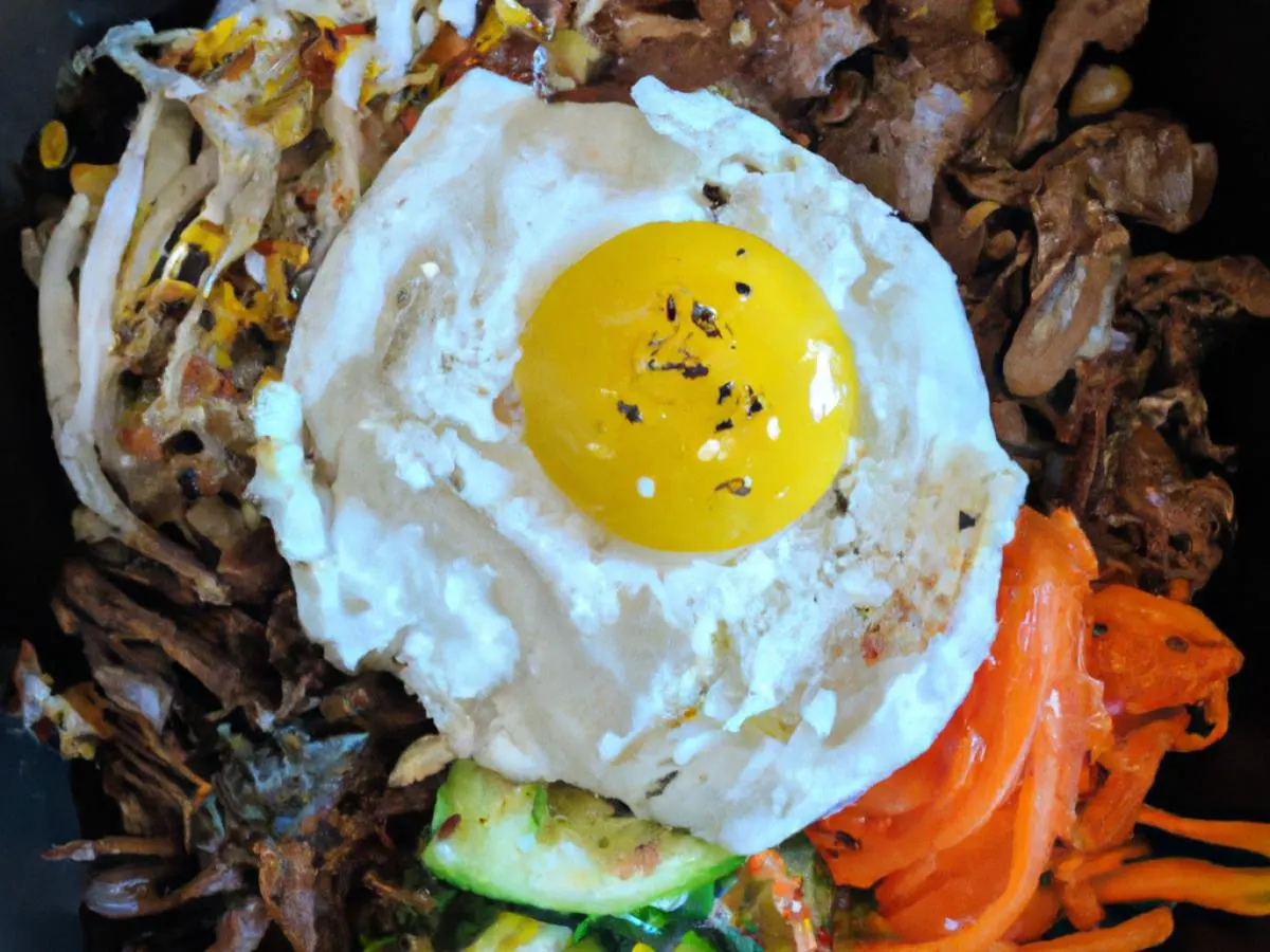 Bibimbap with Spicy Pork [18 oz]