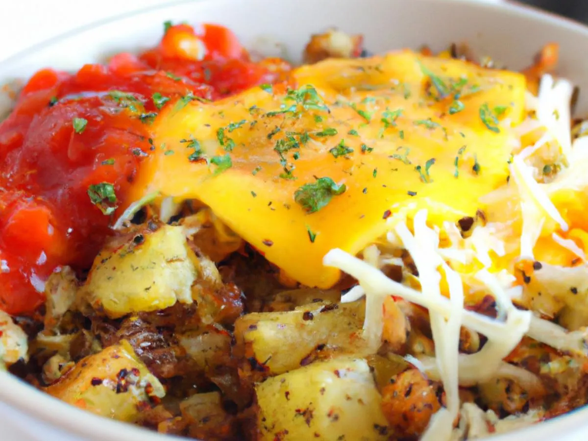 Individual Gluten-Free Veggie Breakfast Bowl Individual Gluten-Free Veggie Breakfast Bowl