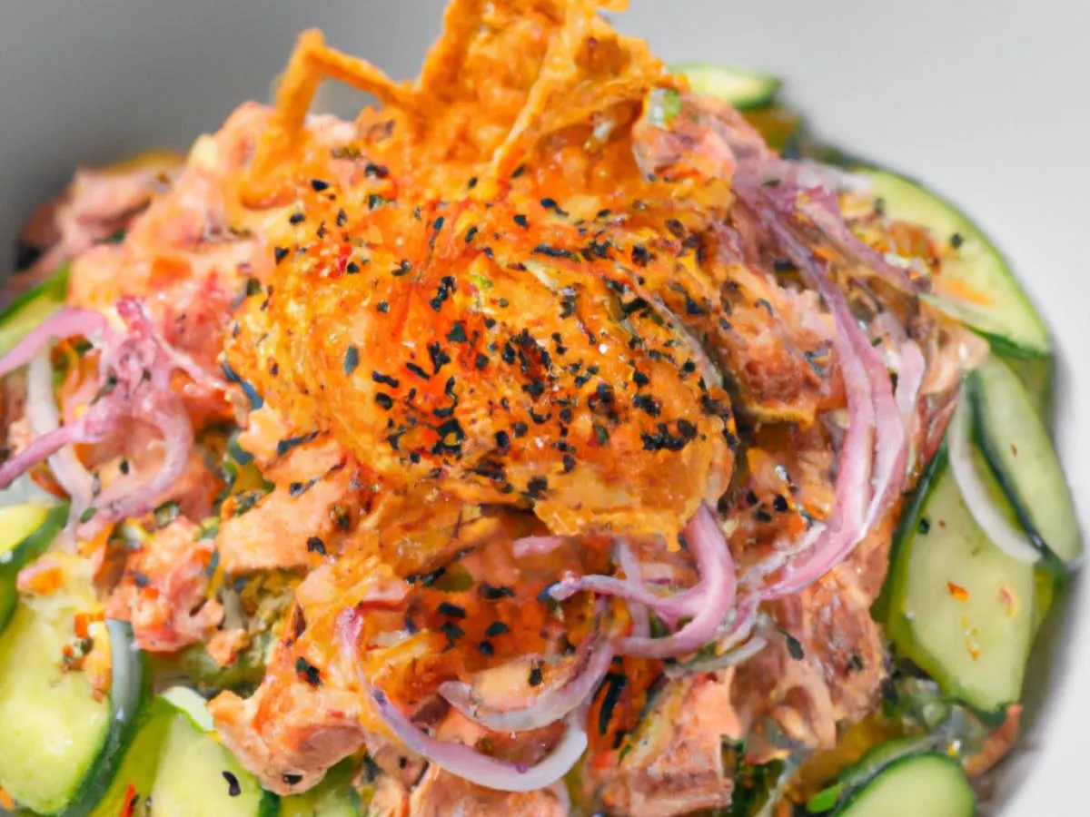 Spicy Ahi Salad Bowl (Regular) — Mixed Greens Spicy Ahi Salad Bowl (Regular) — Mixed Greens