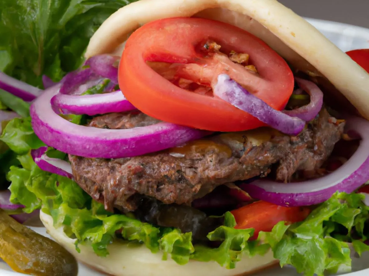 Light Carb Maverick's Classic Lettuce Wrap Burger With Side Salad and Ranch Dressing Light Carb Maverick's Classic Lettuce Wrap Burger With Side Salad and Ranch Dressing