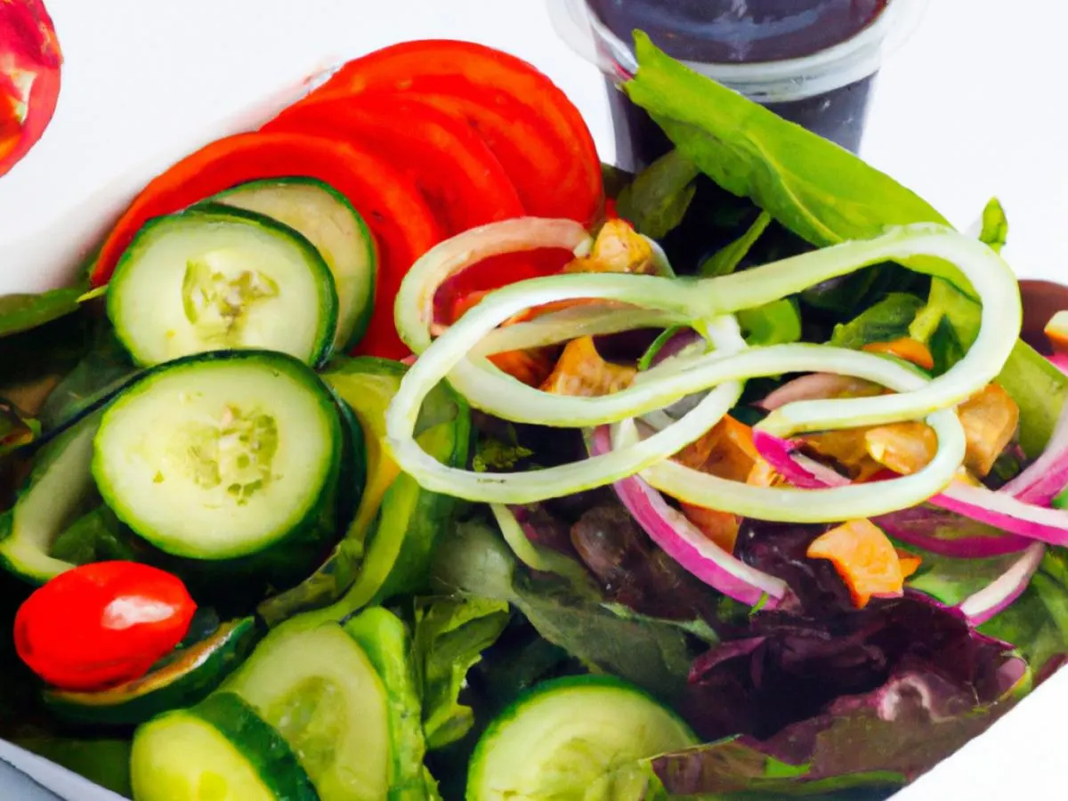 Boxed Side Mixed Green Salad With Balsamic Vinaigrette Boxed Side Mixed Green Salad With Balsamic Vinaigrette