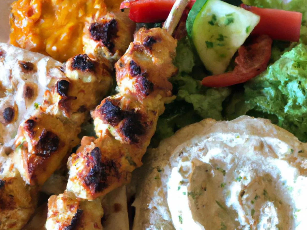 Chicken Kebab Combo Plate Chicken Kebab Combo Plate