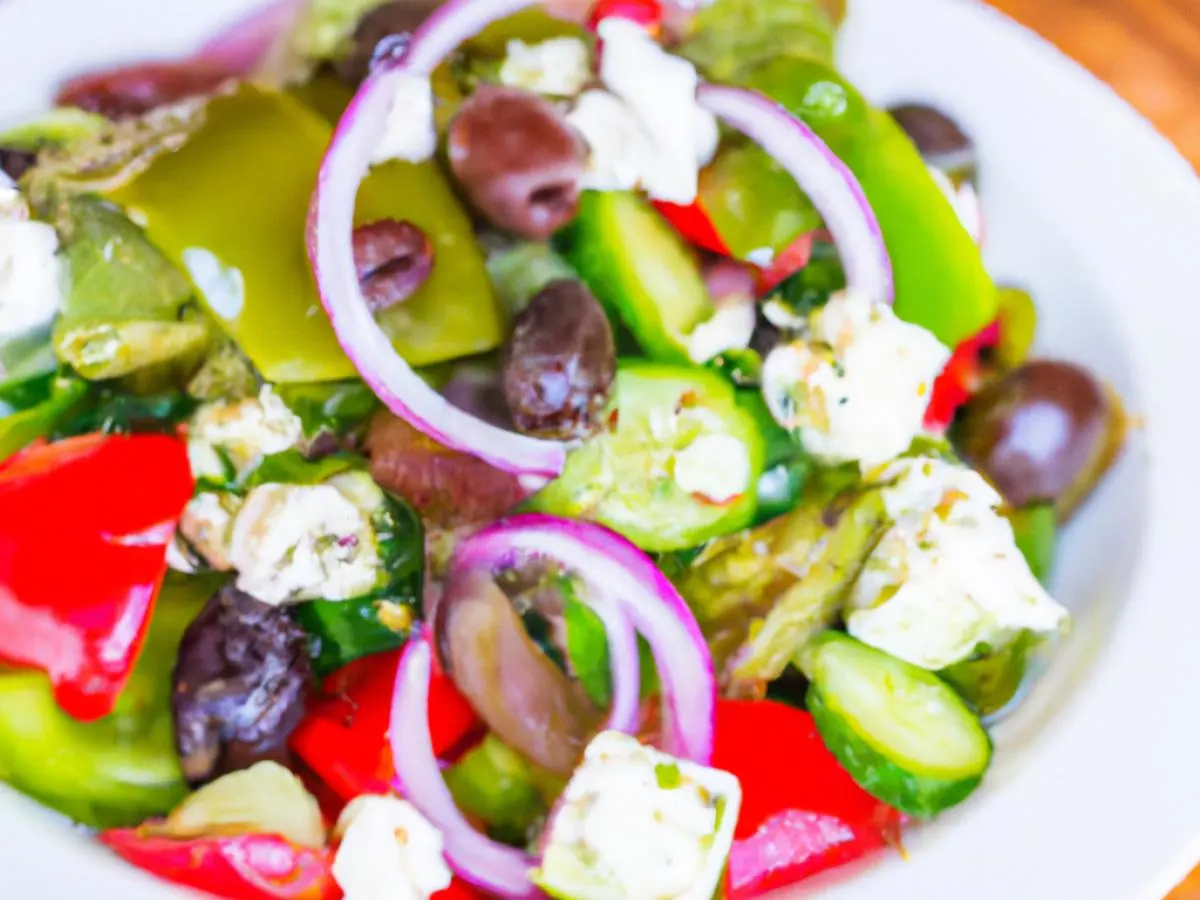 Vegetarian Greek Salad Vegetarian Greek Salad