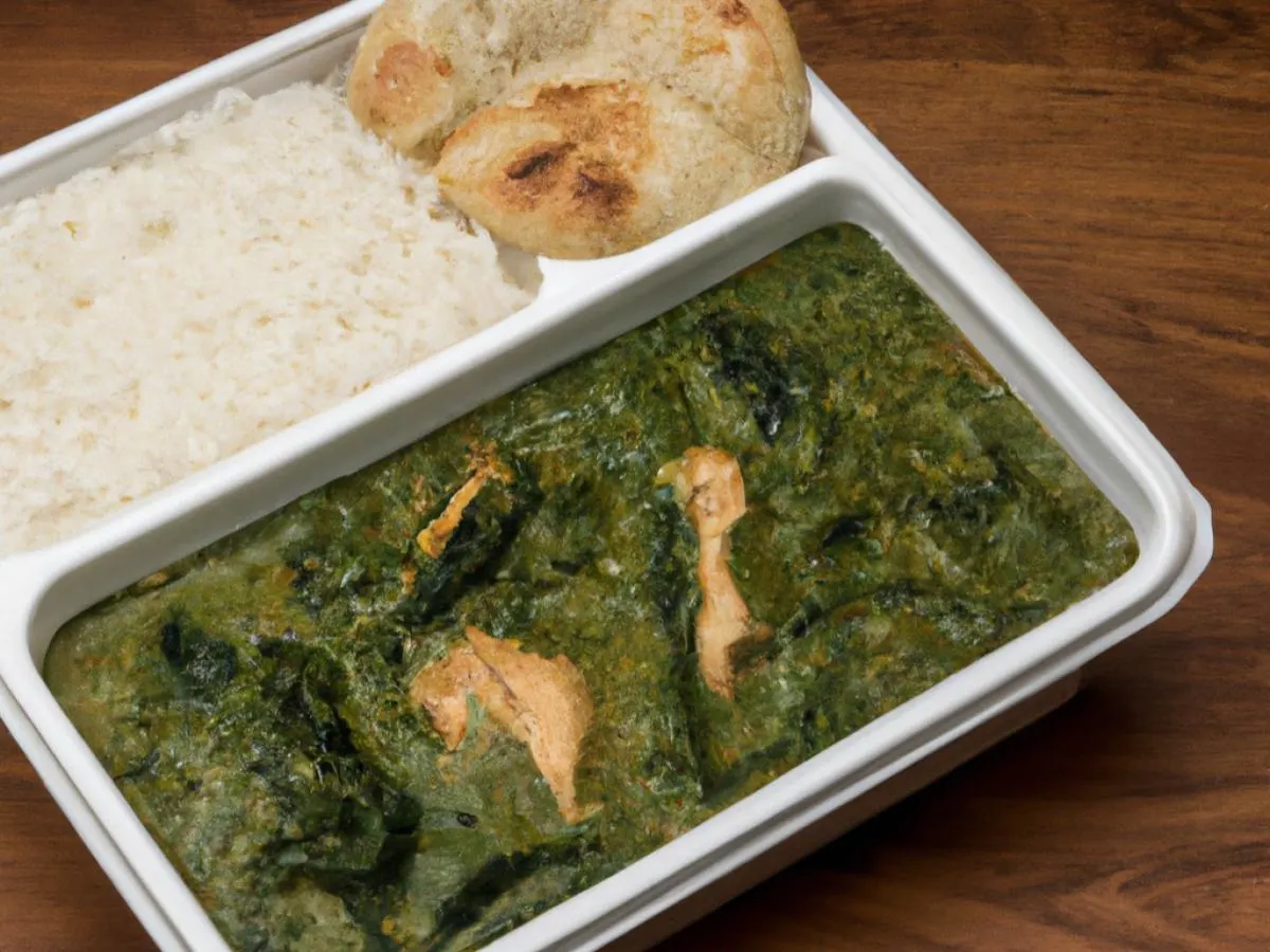 Chicken Saag Box Chicken Saag Box
