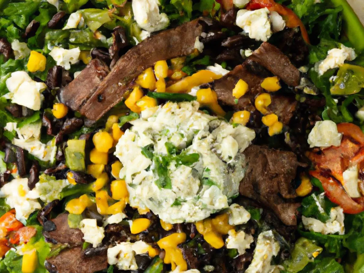Grilled Steak & Salsa Verde Salad Bowl
