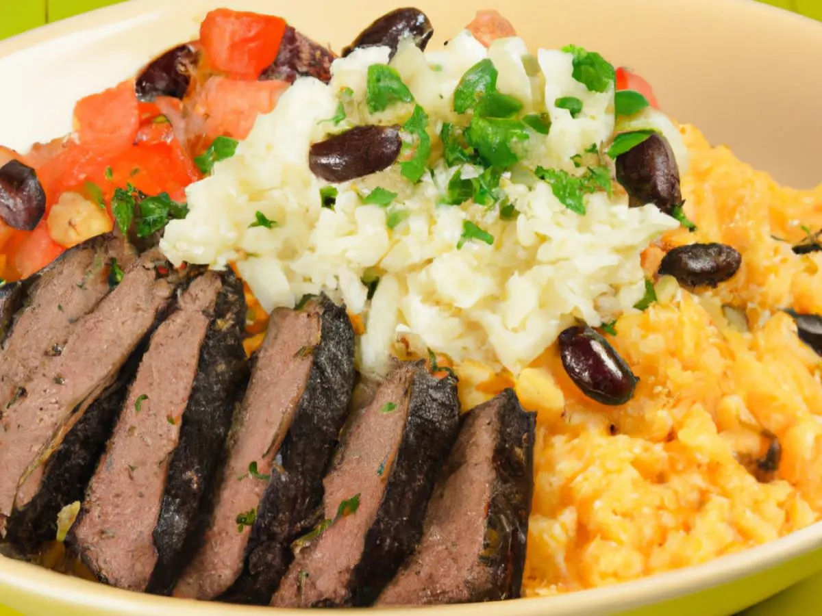 Grilled Steak & Diablo Salsa Rice Bowl