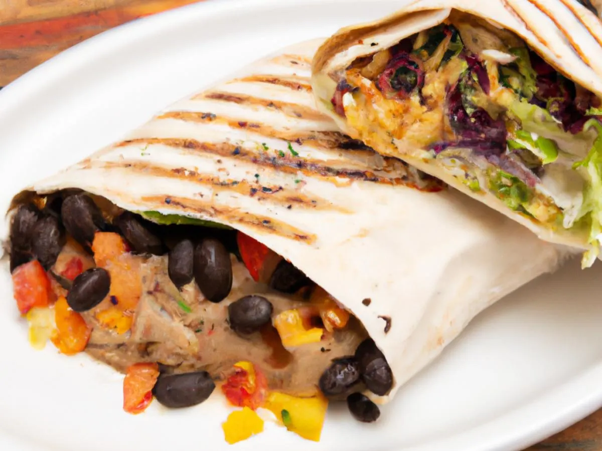 Vegan Brazilian Tofu Burrito with Black Beans Vegan Brazilian Tofu Burrito with Black Beans