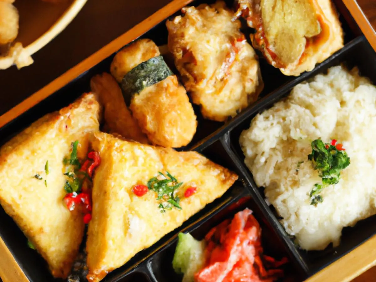 Deep Fried Tofu Bento