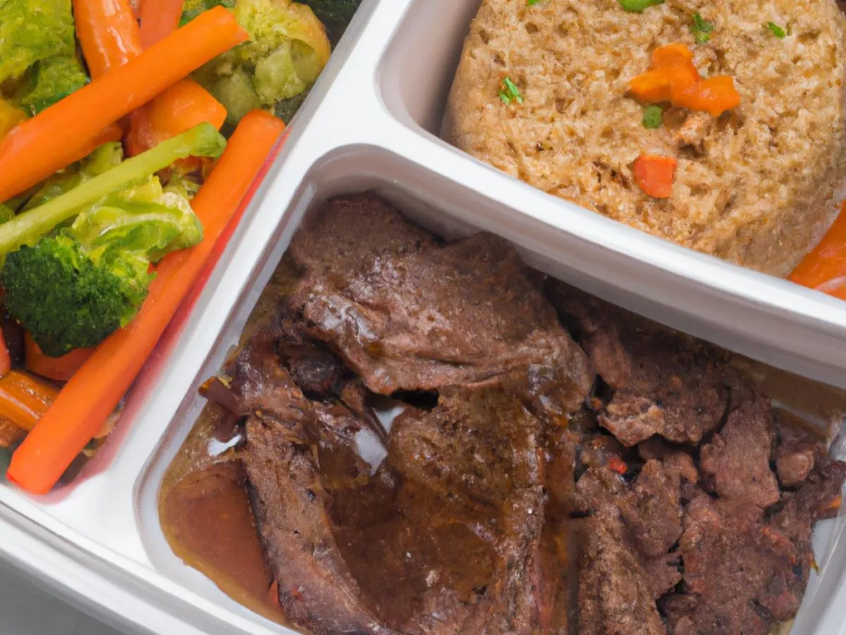 Beef Pares with Adobo Fried Rice and Sauteed Vegetables Beef Pares with Adobo Fried Rice and Sauteed Vegetables