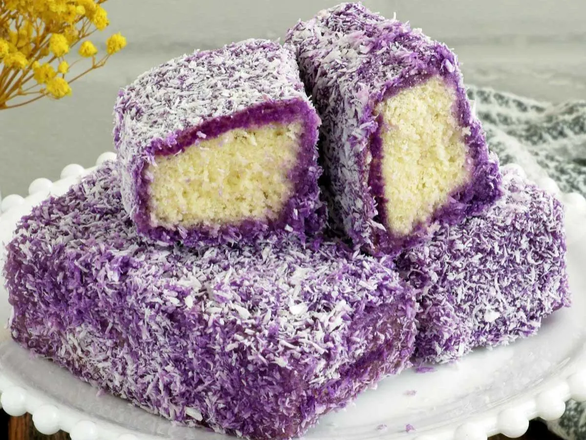 Ube Coconut Bar Ube Coconut Bar