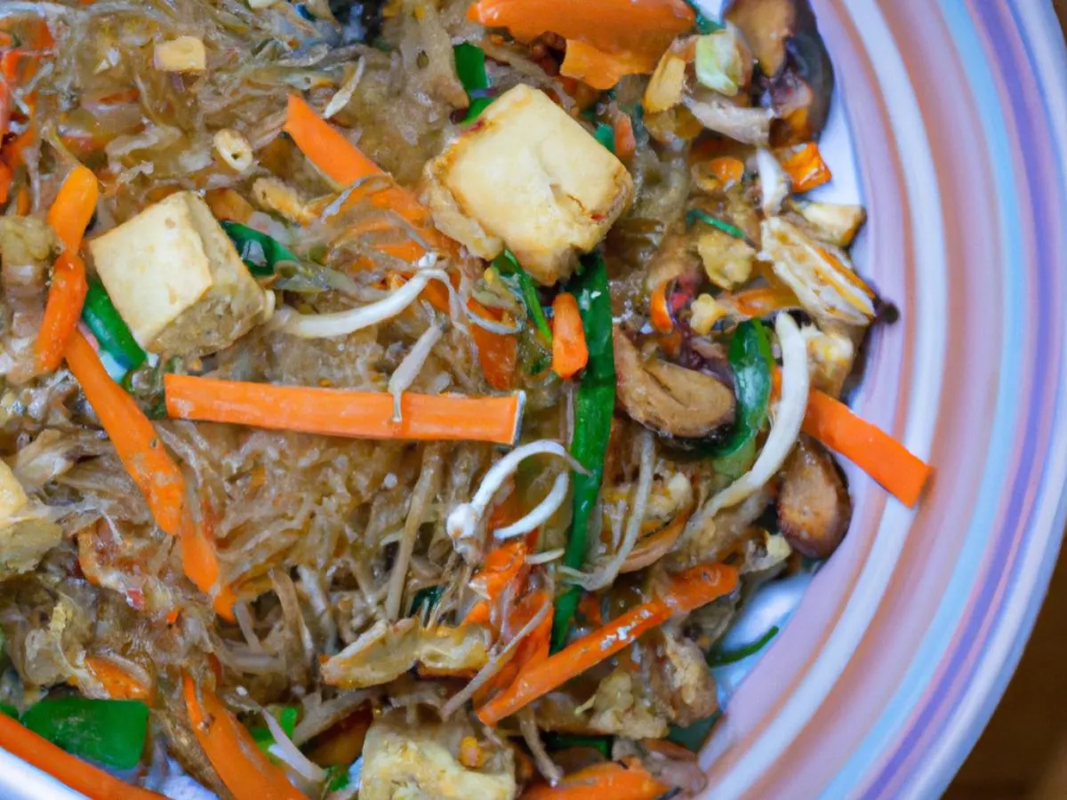 Vegan Pancit Sotanghon Vegan Pancit Sotanghon