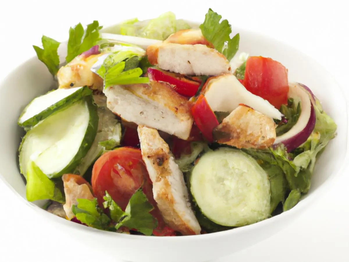 House Salad With Chicken House Salad With Chicken