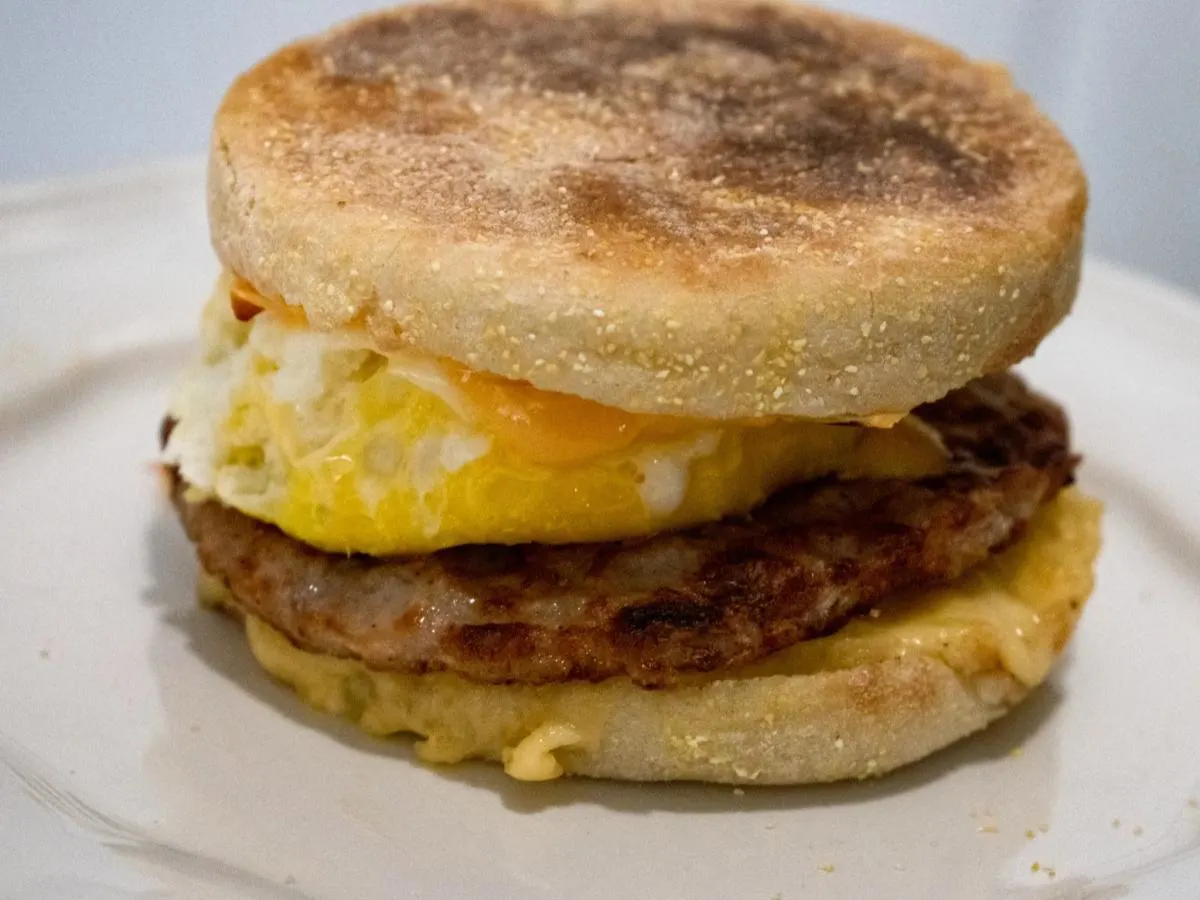 Dairy Free Vegetarian Muffin Sandwich Dairy Free Vegetarian Muffin Sandwich