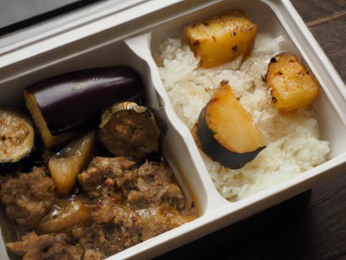Potato and Pork Rib Stew, Minced Pork With Eggplant with White Rice Potato and Pork Rib Stew, Minced Pork With Eggplant with White Rice