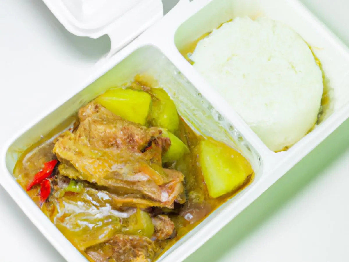 Potato and Pork Rib Stew, Shredded Pork With Green Pepper with White Rice Potato and Pork Rib Stew, Shredded Pork With Green Pepper with White Rice