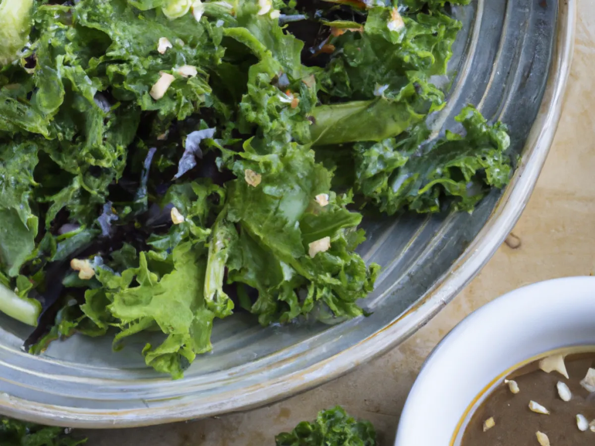 Sesame & Soy Baby Kale Salad Sesame & Soy Baby Kale Salad