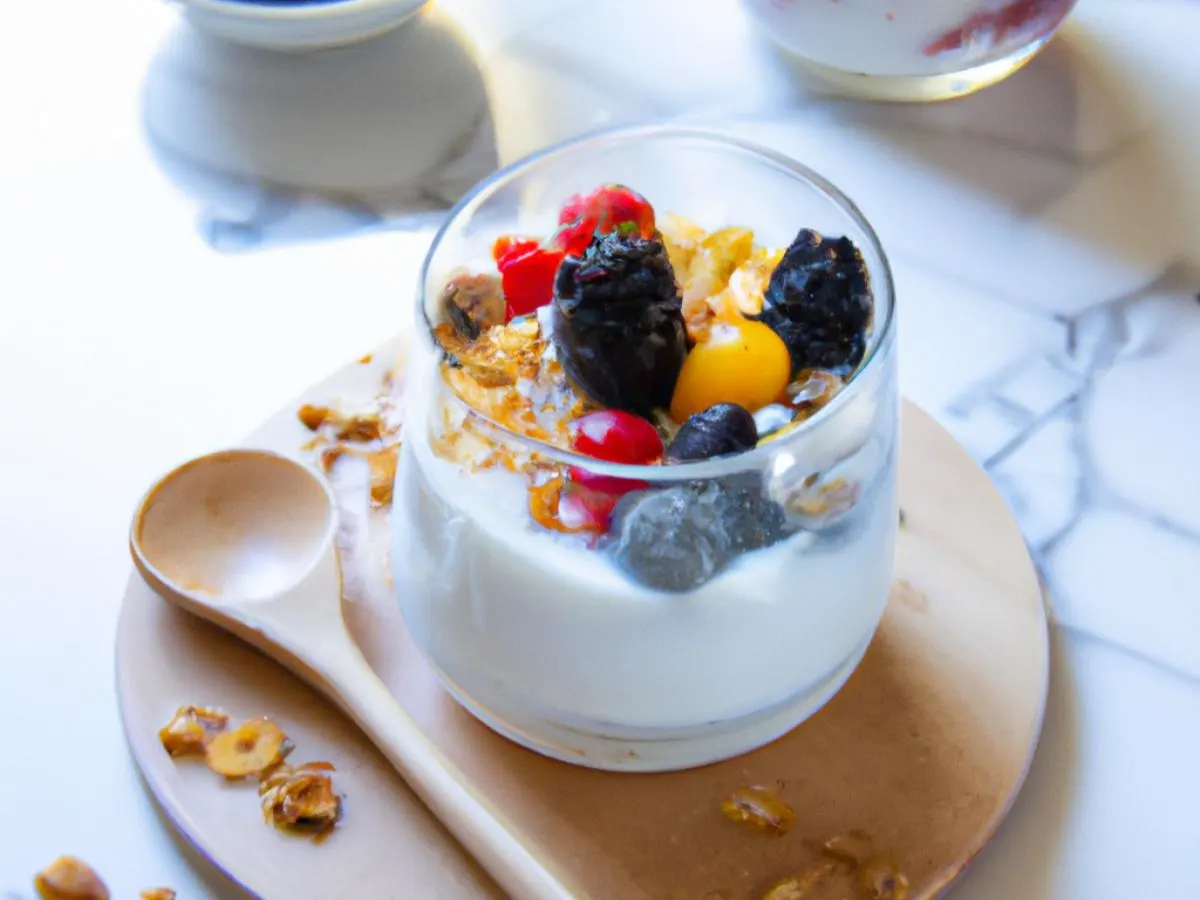 Parfait Yogurt with Fresh Fruits and Granola Parfait Yogurt with Fresh Fruits and Granola
