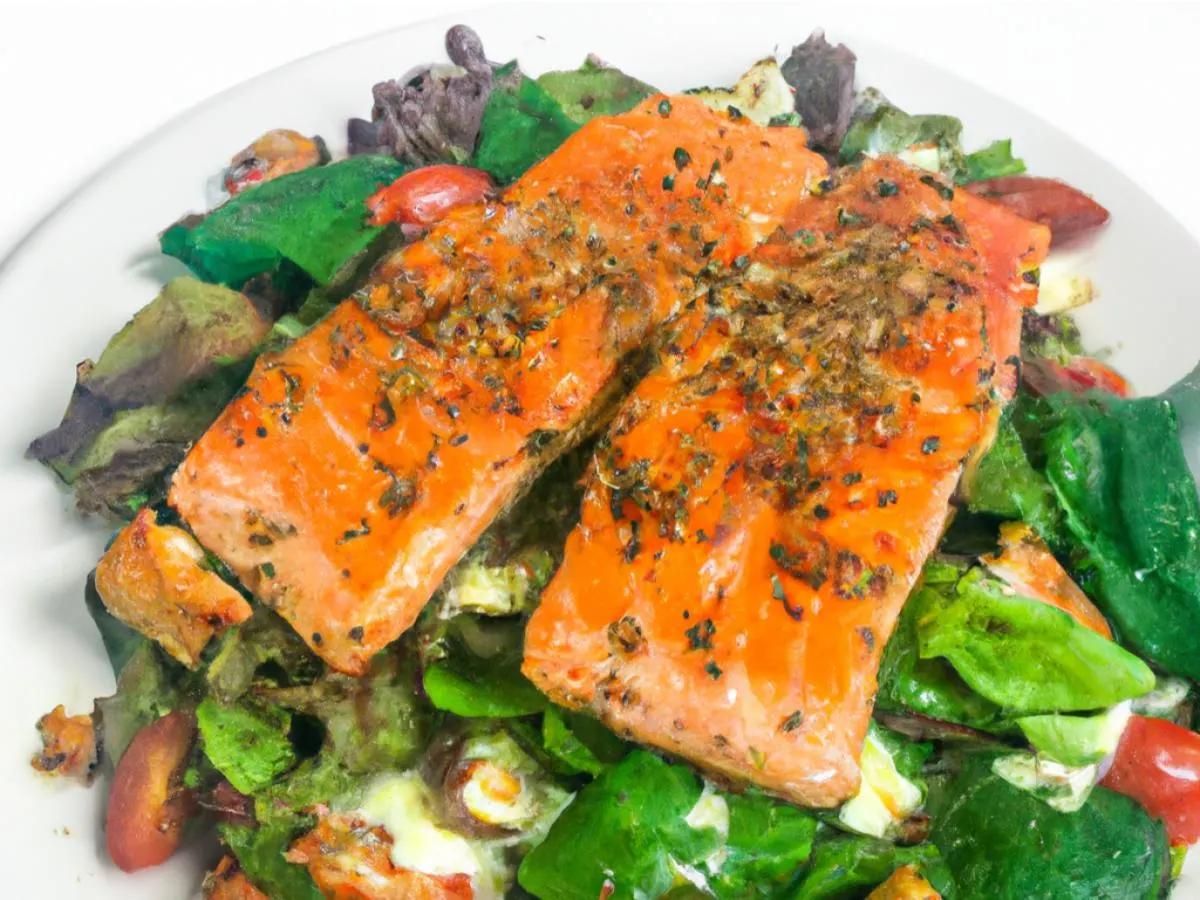 Baked Salmon Salad Baked Salmon Salad