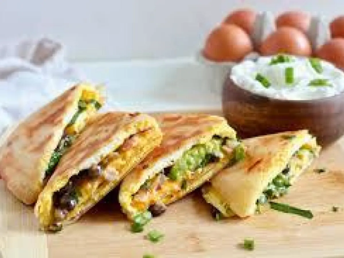 Mixed Veggie Quesadilla Mixed Veggie Quesadilla