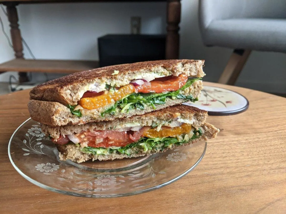 Roasted Red Pepper Panini Roasted Red Pepper Panini