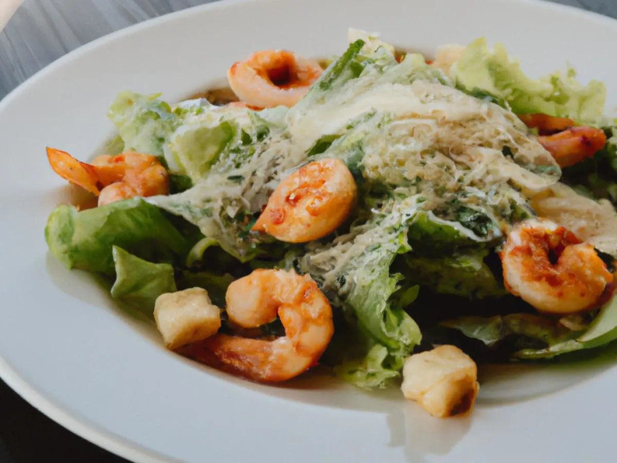 Caesar Salad with Grilled Chicken and Oil Balsamic & Pita Caesar Salad with Grilled Chicken and Oil Balsamic & Pita