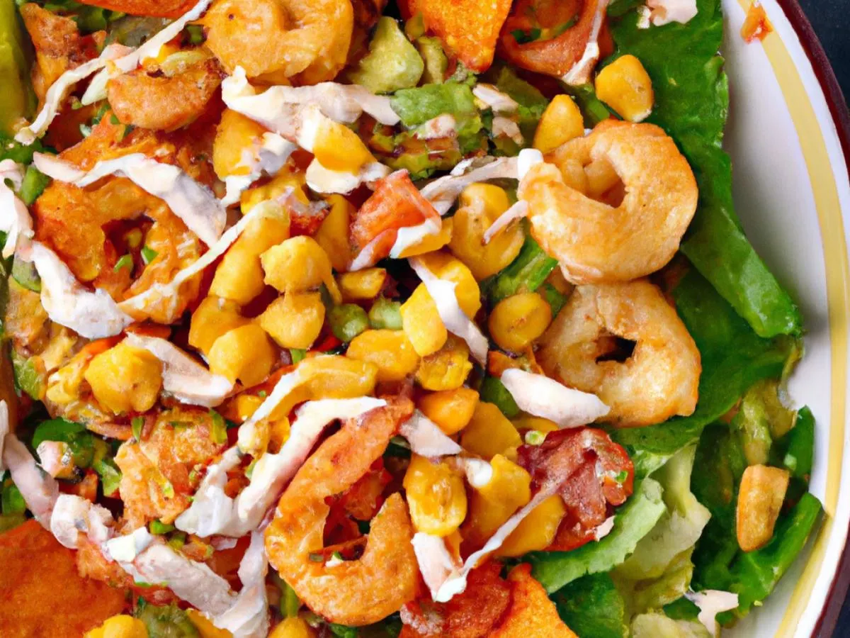 Taco Salad With Grilled Shrimp Taco Salad With Grilled Shrimp