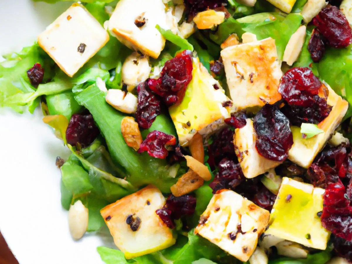 Mexican Pear Salad With Grilled Tofu Mexican Pear Salad With Grilled Tofu