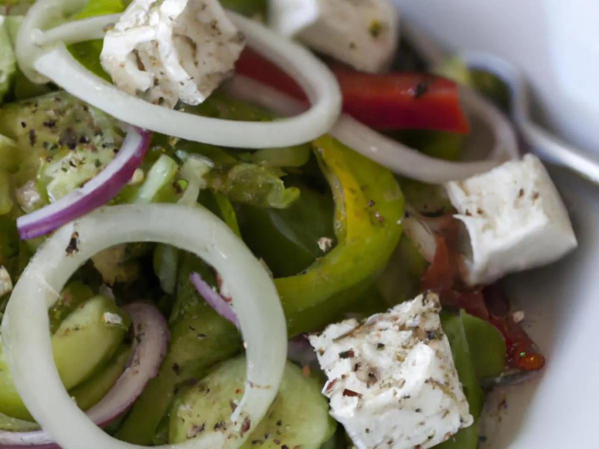 Individual Mediterranean Salad Individual Mediterranean Salad