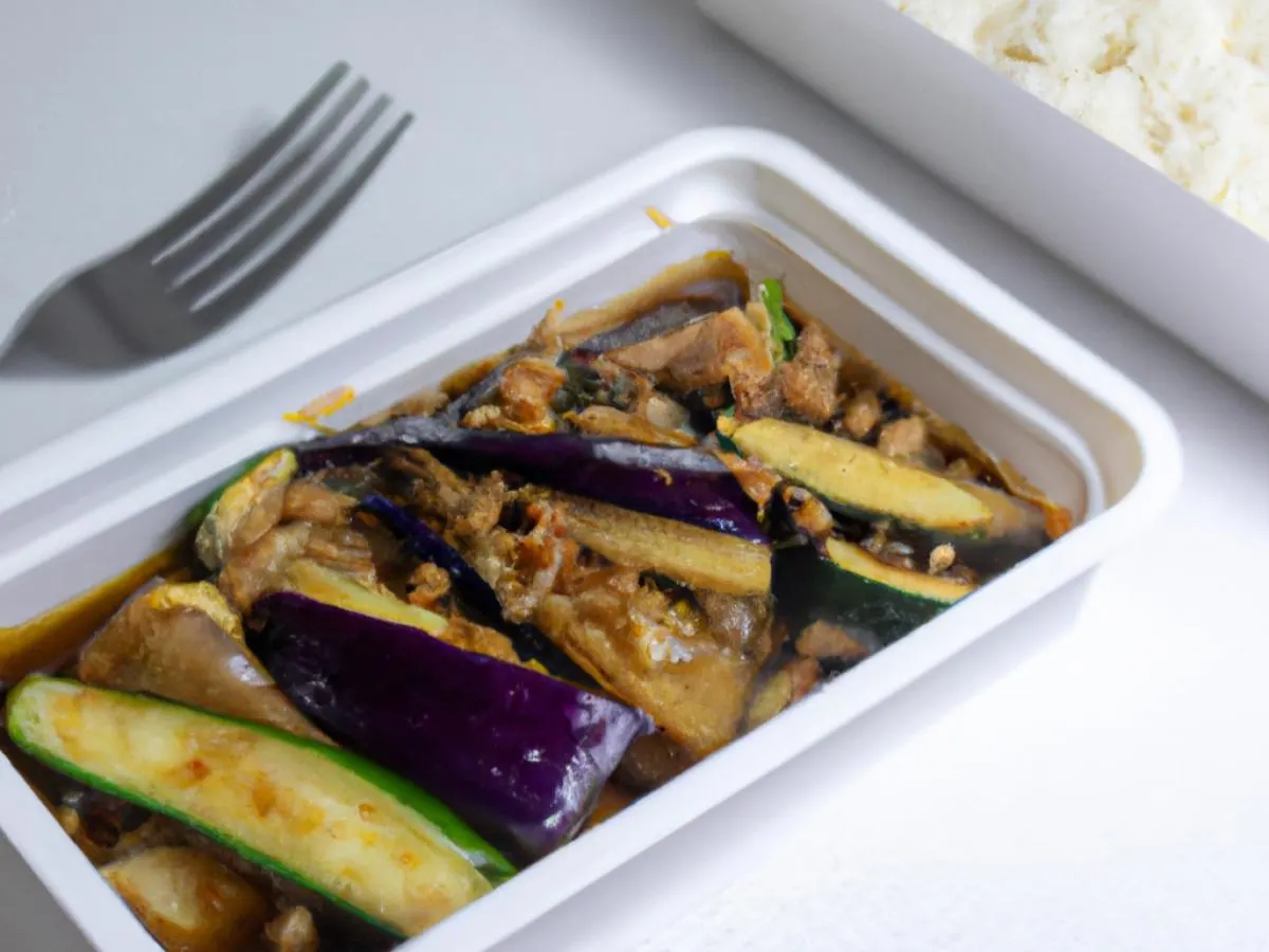 Stir fried Eggplant Veggie Box Stir fried Eggplant Veggie Box