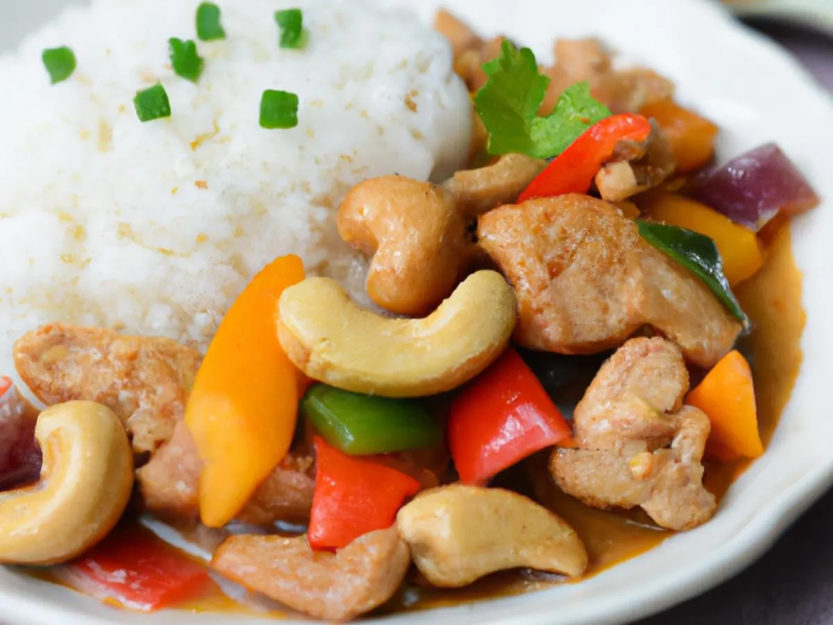 Golden Cashew with Pork [16 oz]